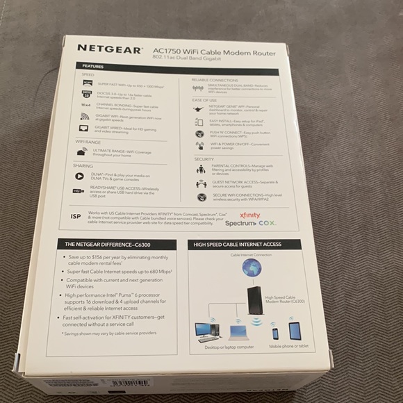 Netgear AC1750 gently used router - Picture 4 of 4